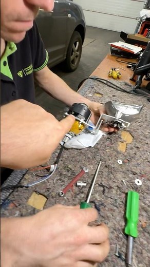 Hyundai Santa Fe: OLLO Bi-LED lens installation, glass replacement, headlight repair, LED fog lig...