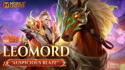 Leomord's new Lunar Fest Series skin "Auspicious Blaze" is coming soon! Return in triumph on your warhorse under the vibrant Lunar Fest fireworks. Don't miss out on this skin! #MobileLegendsBangBang #MLBBNewSkin | Mobile Legends: Bang Bang