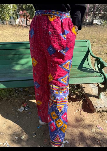 Vintage Cotton Patchwork Kantha Pants Boho Hippie Wide Leg Trousers Reversible Lounge Yoga Casual Palazzo Pants - Etsy