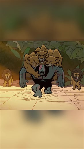 why do all creatures avoid attacking spears exposed brain#primal #cartoon #fyp #storytime