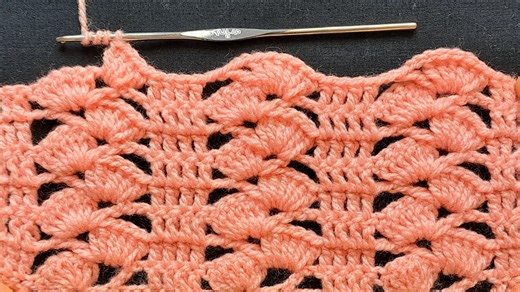 PUNTO A CROCHET REVERSIBLE/LABOR A GANCHILLO EASY CROCHET PATTERN/BABY BLANKET CROCHET #videoviralシ #videotutorial #crochet #ganchillo #uncinetto #fypシ゚ #tejer #tutorialcrochet | Moni Tejidos a Crochet