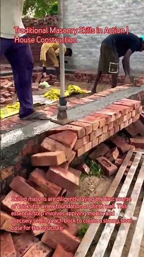 Traditional Masonry Skills in Action | House Construction
