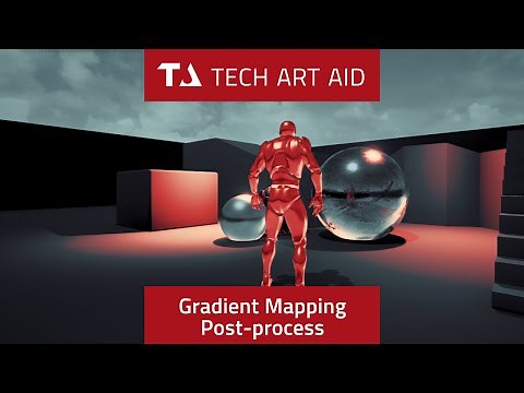 UE4: Stylized colors using gradient mapping