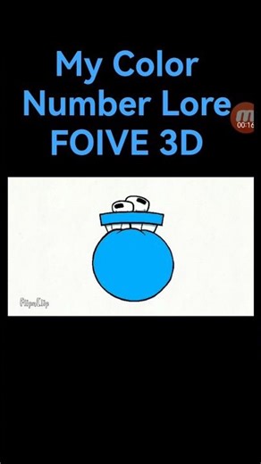 My 3D Color Number Lore Foive
