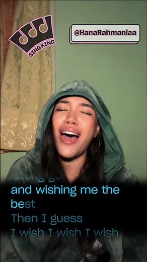 Our singer of the week @hanarahmaniaa such a gorgeous voice and we can't wait to hear more! #cover