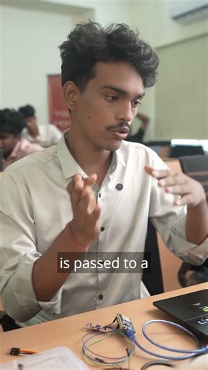 Ever wondered how smart security systems work? Check out this awesome IoT project I NIAT Chennai