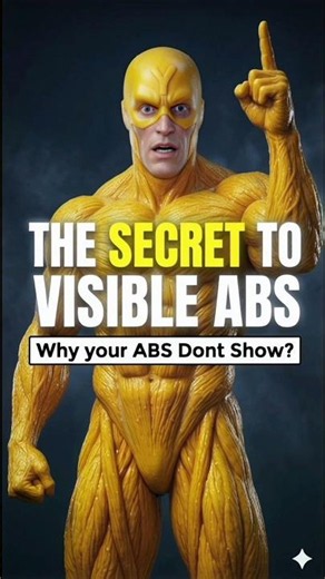 The Secret to Visible ABS #viral #shorts #youtubeshorts #health #fitness