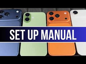 iPhone 17e Set Up Manual Guide