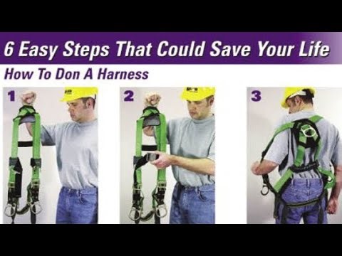 How to wear a safety Harness step by step Procedure Easy to wear#foryou #viral #safety