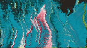 Computer error effect vintage cyberpunk psychedelic holographic background. Surrealistic effect.