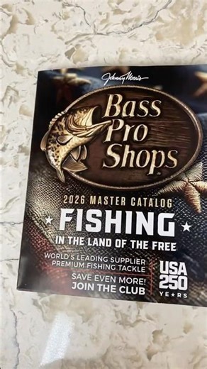 Always Happy to See the Bass Pro Shops Catalog #bassfishing #fishing #shorts