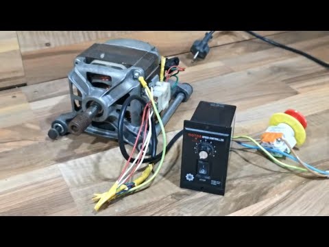 3 AMAZING Connections of a Universal Electric Motor from a Washing Machine