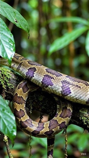 Amethystine Python (Scrub Python)🐍🐍 #animals #reels #shorts #trending @SelfiClasses