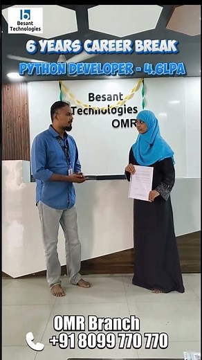 Python Full Stack Course in Chennai | Best Full Stack Developer Training | Besant Technologies