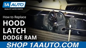 How to Replace Hood Latch Assembly 2002-08 Dodge Ram 1500