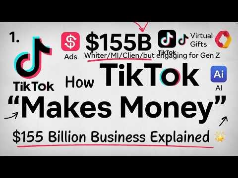How TikTok Really Makes Money – $155 Billion Business Explained 💰