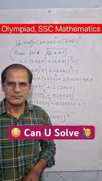 🔥SSC & Olympiad Maths Trick | Square Root Simplification | @vinay sir2680 |