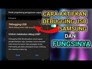 Cara Mengaktifkan Debugging USB Dan Fungsinya #debugging #debuggingUSBsamsung #samsung