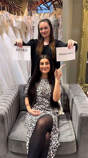 She chose the categories… we chose the dress ✨🤍 No peeking, just pure bridal intuition. And the reveal? Everything. Would you trust us to find your one? 👀 Tap the link in our bio to book your appointment and let the magic begin 🤍✨ #TDRBridal #BridalTikTok #SayYesToTheDress #WeddingDressShopping #UKBride