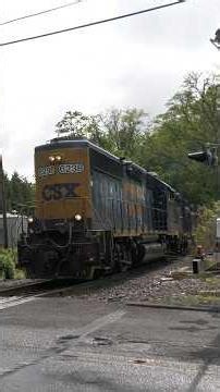 The Flooded Fairless Branch #train #railway #railfan #csx #flood #railroad #water #railfanning