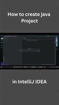 Create Your First Java Project in IntelliJ IDEA | Beginner Tutorial