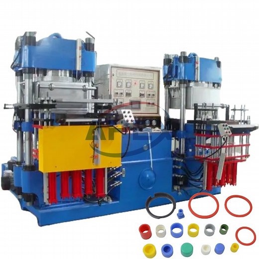 [Hot Item] Automatic Hydraulic Vulcanization Machine Rubber Silicone O Ring Vulcanizing Press Machine with 2rt Mould Opening