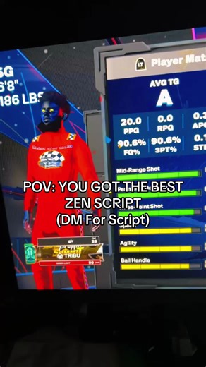 Best Zen Script On 2k #2k26 #compzenner #fyp #viral #zen | 2k Build