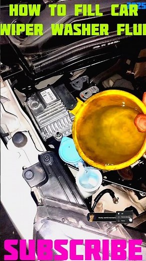 How To Fill Car Wiper Washer Fluid |how to fill car wiper washer fluid#shorts #trending #viral #car