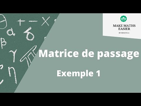 How to calculate the transition matrix? Part 1: Example 1