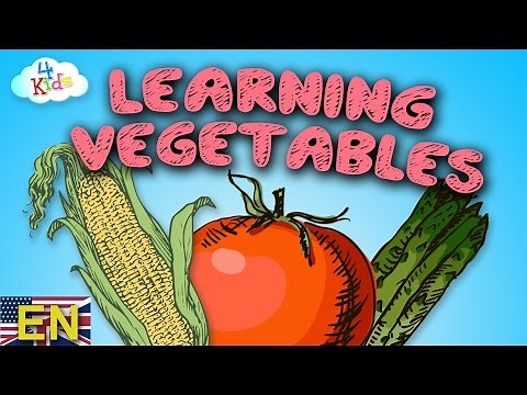 Vegetables learning video for kids and toddlers. Food - Vegetables (english)