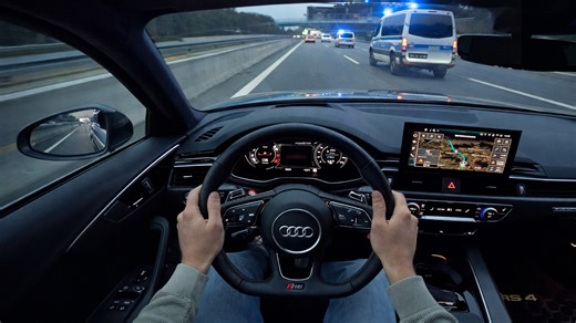 Celebrating the Audi RS4 Avant on the open road