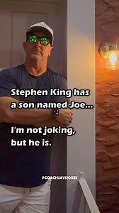 71K views · 1.4K reactions | Found out something interesting about Stephen King’s kid. The name says it all. | Coach Says Jokes - Matt Lisle | Facebook