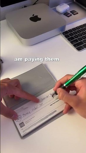 How to Write a Check