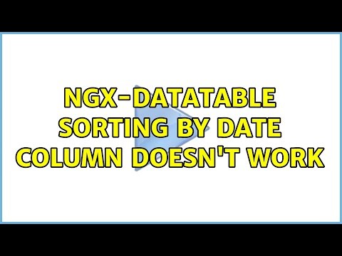 Ngx-Datatable sorting by date column doesn't work