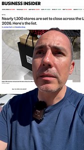 Why are all of these retail shops closing?