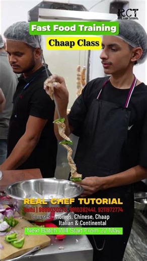 Chaap Class | Italian & Continental Fast Food Training Class Delhi🧑‍🍳| #cookingclass #chaapclass