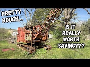 1940s Crane Sitting 10+ years! Can we Save it?? (Will it RUN?)