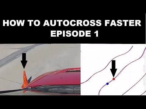 How to Autocross Faster - Ep 1 - Analyzing Runs Using GPS to Find the Winning Line