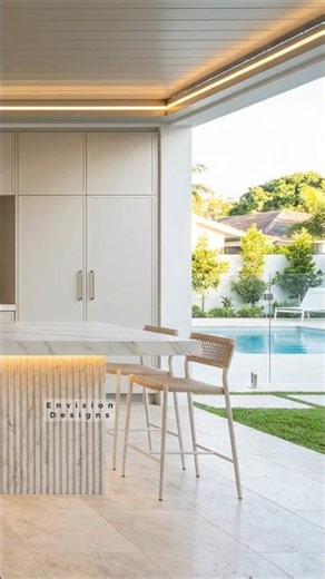 Outdoor Kitchen BBQ Zone Tour (Design Visualization) #outdoorkitchen #home #outdoorkitchenideas