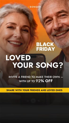 You made something beautiful. Let someone you love do the same — send them up to 92% OFF! OFF while it’s still live: songer.co | Songer