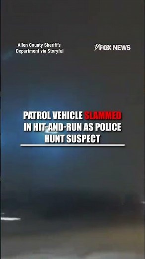 WATCH: Hit-and-run driver speeds off after hitting officer's patrol car #police #shorts #hitandrun