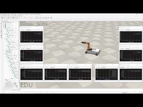Simulating KUKA youBot Mobile Manipulator Robot in CoppeliaSim with MATLAB API