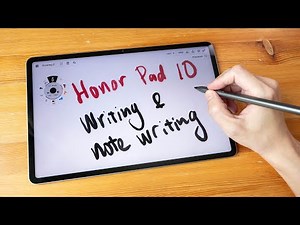 Honor Pad 10 note taking and handwriting review