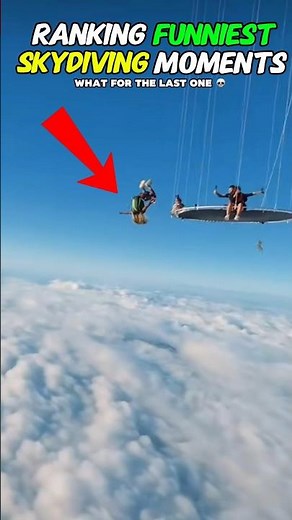 Funniest Skydiving Fail Ever 🪂 #shorts