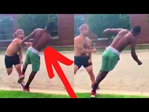 When Cocky Fighters Gets Knocked Out For Messing With The Wrong Guy