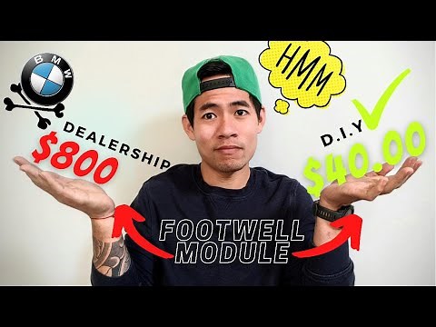 🚘 Fixing My BMW X5 E70 Footwell Module - Lighting System Malfunction | VLOG 24