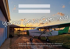 Skydiving Gift Vouchers for Lower Light and McLaren Vale - Adelaide