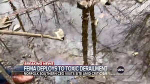 43K views · 735 reactions | FEMA arrives in East Palestine, OH, two weeks after a fiery train derailment and toxic chemical spill. Some locals say that they have felt the effects of the toxic chemicals. Mona Kosar Abdi reports. https://trib.al/miSi9ej | ABC World News Tonight with David Muir | Facebook