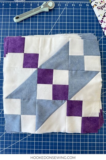 Jacob's Ladder Quilt Block | Month 2 of the Spring Dreams Block of the Month