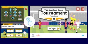 The Numbers Game - Tournament: Percentages [Ages 11-14]